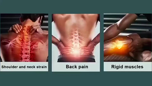 Pistola de Masaje Muscular Pro™ – Masajeador Eléctrico Portátil con 6 Niveles y 4 Cabezales